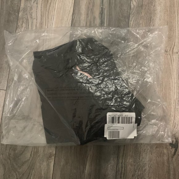 NWT G.I.L.I. NOIR BLACK FAUX LEATHER TRIM BLAZER 0 - Picture 7 of 9